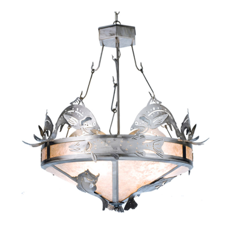 Catch of the Day Pendant, 72" H x 60" W x 60" D