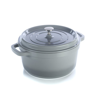 IMPULSE! Sienna 7 Quarts Non-Stick Aluminum Round Dutch Oven