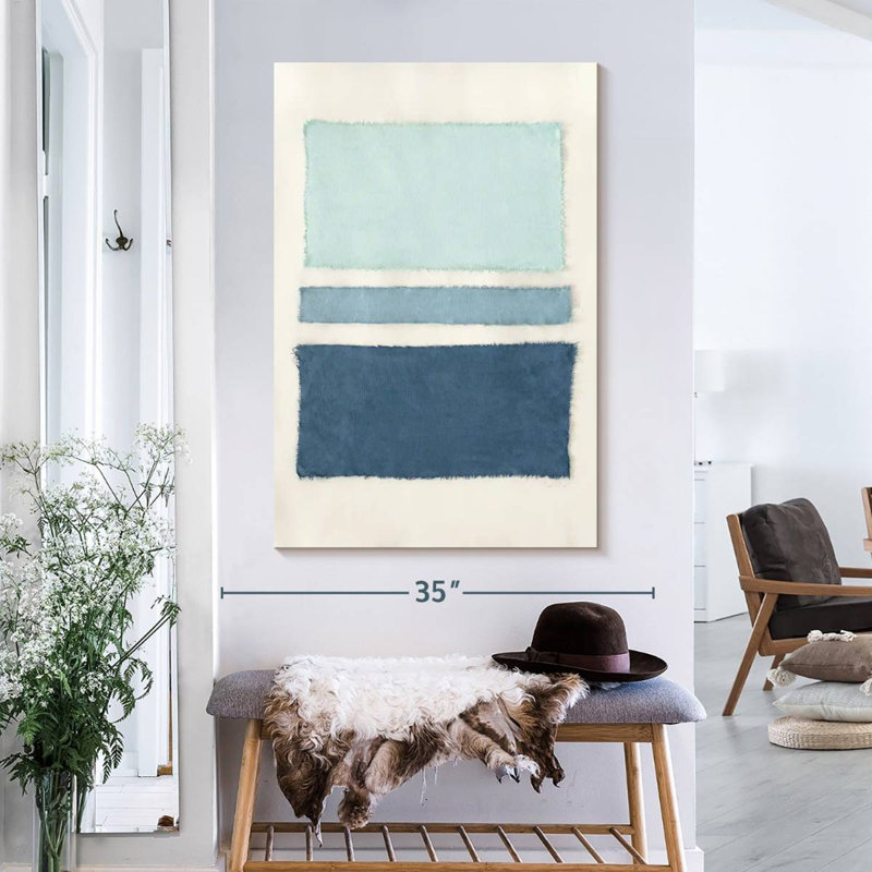 Tissage peint II, 39" H x 26" W