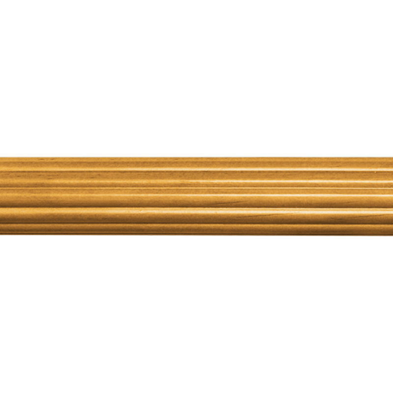 Tringle à rideaux en bois de 6 pi 1-3 / 8 po (comprend deux tringles de 3 pi), H 0,5 po x l 72 po x P 0,5 po, Chêne héritage