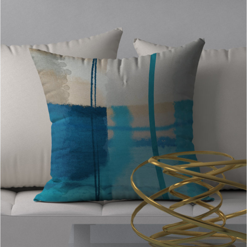 Housse de coussin carrée/insert, 18" x 18"