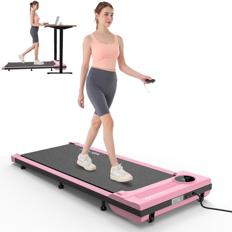 Under Desk Treadmill, Black/Pink