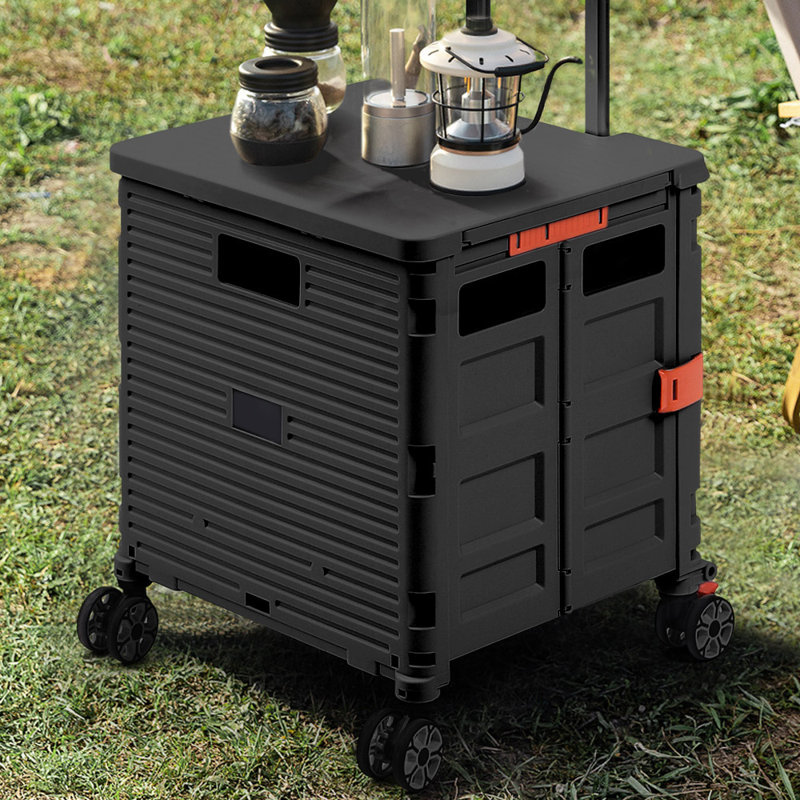 91cm H x 40cm W Utility Cart, Black