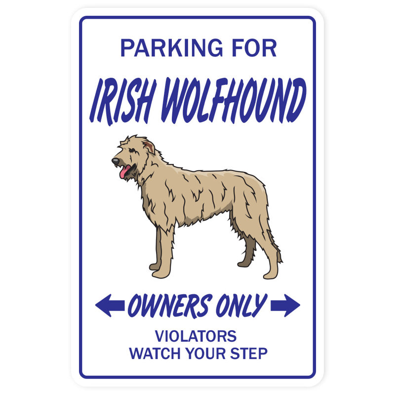 Irish Wolfhound Decal