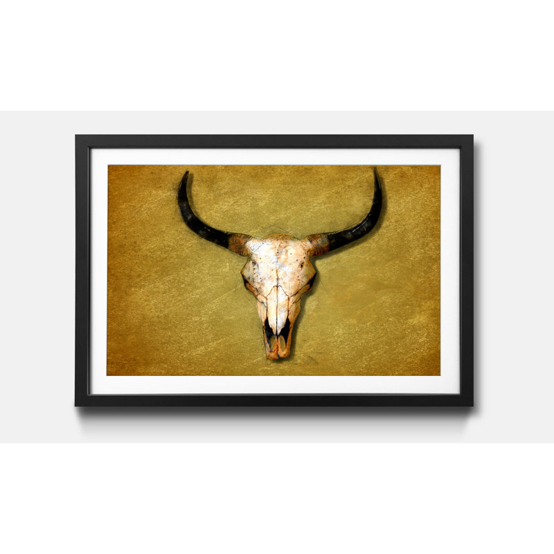 The Bull - Single Picture Frame Print, 40cm H x 60cm W