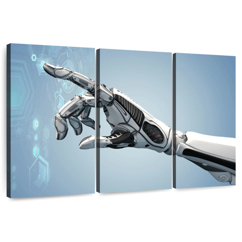 Kelan Futuristic Robot Arm, 28" H x 45" W