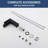 Single Handle Single Hole Bathroom Faucet with Supply Lines