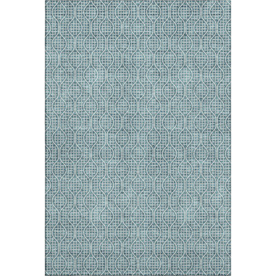 Premium Machine Washable Prisco Teal Rug