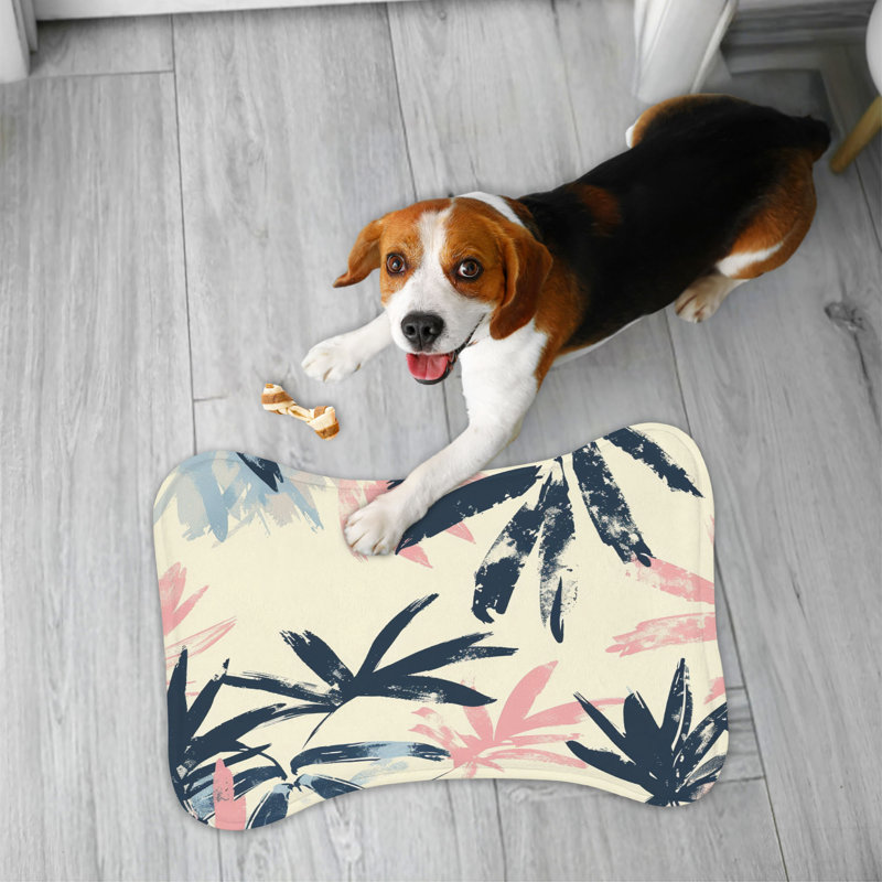Tropical Designs - Bone Shape Feeding Mat