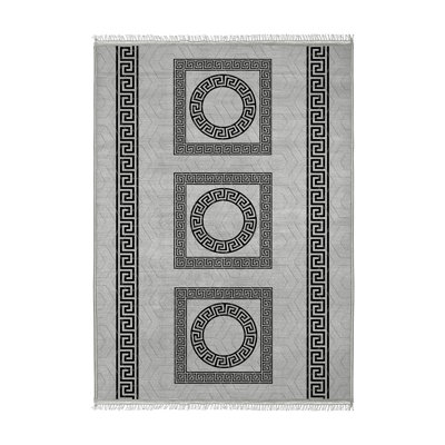 Rectangle 230 cm x 160 cm Geometric Indoor / Outdoor Area Rug