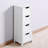 White Bathroom Cabinet With Spacious Drawers To Accommodate Your Needs Chic Storage Smooth Drawer Slides For Easy Access