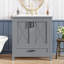 Meuble-lavabo moderne de 30 pouces avec lavabo simple en céramique et rangement spacieux, parfait pour les salles de bain contemporaines-117168414