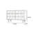 Geometric Carving Buffet Table