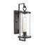 Applique murale d'extérieur 1 lumière de 15,75 po Hopkins - noir anthracite-237314541