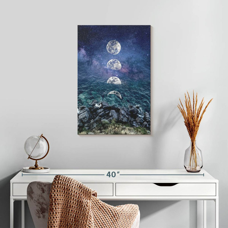 Oberle Moon Galaxy, 24" H x 16" W