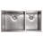 ZLINE 36 in. Chamonix Undermount Double Bowl Satin Stainless Steel Kitchen Sink with Bottom Grid (SR60D-36S)