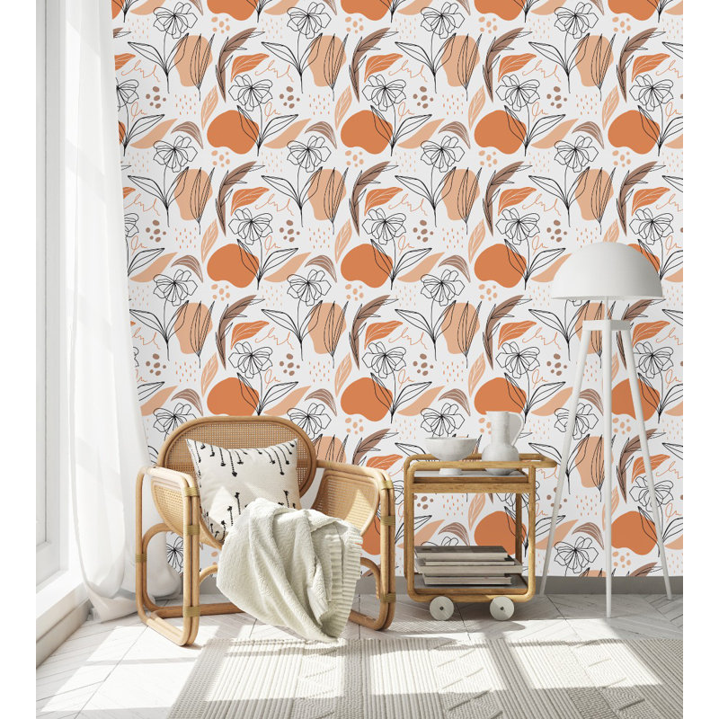 Pre-Pasted Floral Tile