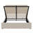 Wood Platformbed with Vertical All-in-One Cabinet and 4 Drawers on each side-264057969-261580541