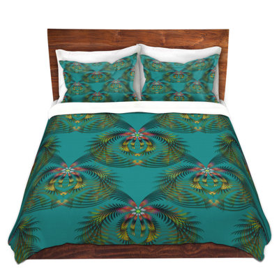 Ensemble de housse de couette hibiscus de palms