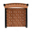 Ensemble de 2 chaises de salle à manger en similicuir tissé-529820290-529820289