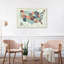 Usa Modern Blue 1 Piece Wrapped Canvas Wall Art-1480877939