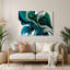 Art mural bleu Biomorphic Abstraction 97-2139898766