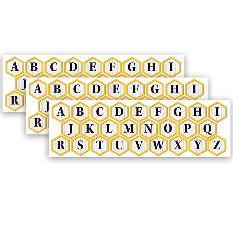 Ensemble de 96 lettres The Hive Deco