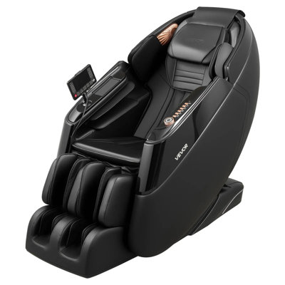 Massage Chair, 4D Zero-Gravity Full Body Massage Chair with Extendable Footrest, Automatic Modes, Airbags, Waist & Leg Heating, Bluetooth Speaker, Touchscreen Control, for Home and Office Use