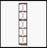 6-Tier Corner Shelf, 67" Corner Bookshelf Shelving Unit