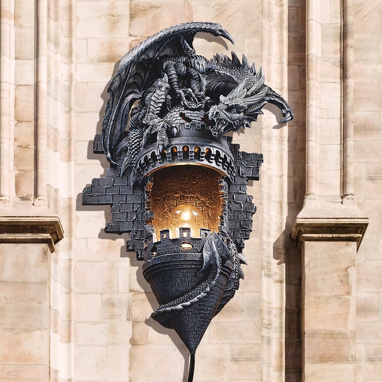 Blackfriar's Gate Wall Torch Lamp Set Of Two