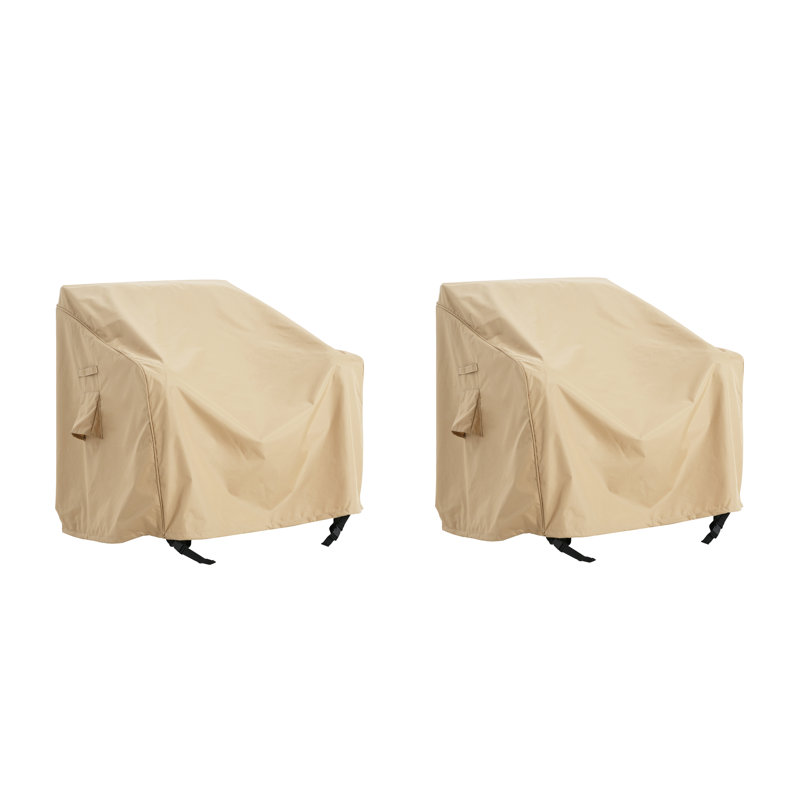 Housse pour fauteuil club d'extérieur Shield, beige, ensemble de 2, Beige