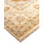 Tapis unique noué à la main beige Oushak, 8 pi 0 po x 10 pi 3 po