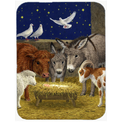 Vahig with Just Animals Glass Cutting Board
