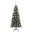 Vidaxl Artificial Christmas Tree With 150 Leds Green 66 X 66 X 150 Cm-118782076-118782079