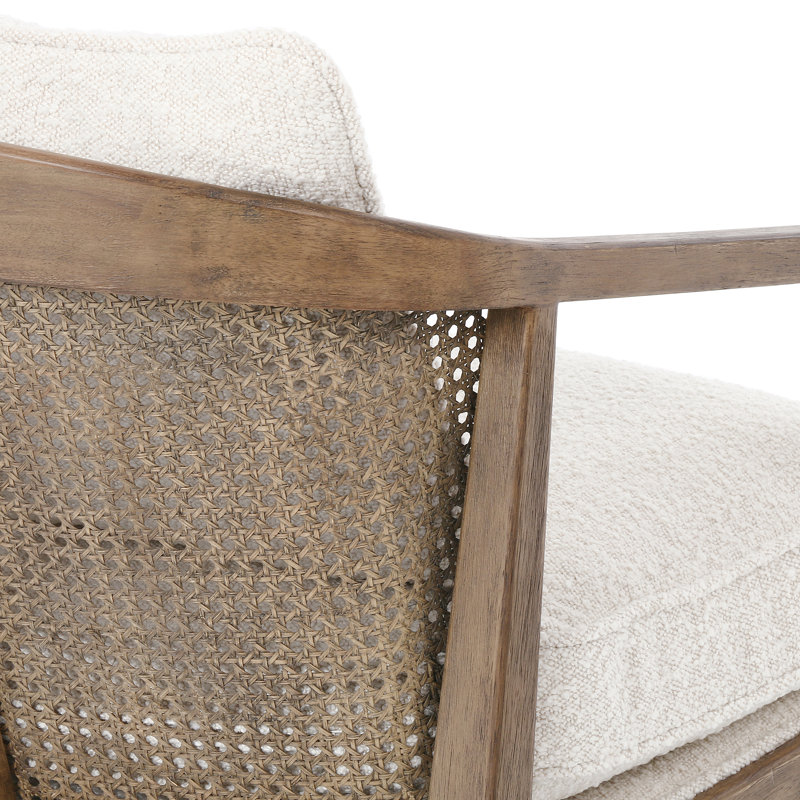 Alexandria 26.75" Wide Polyester Armchair in Knoll Natural, Knoll Natural