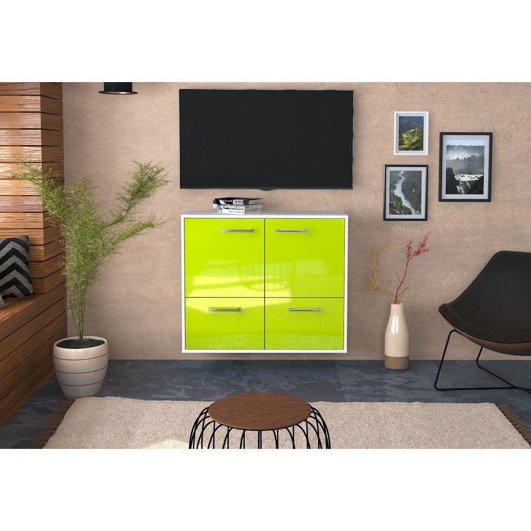 TV-Lowboard Montgomery aus Massivholz, 92 cm