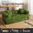 Boneless 80.5'' Mordern Convertible Sleeper Sofa Corduroy Loveseat Sofa Bed, Foldable Floor Couch-1416271315