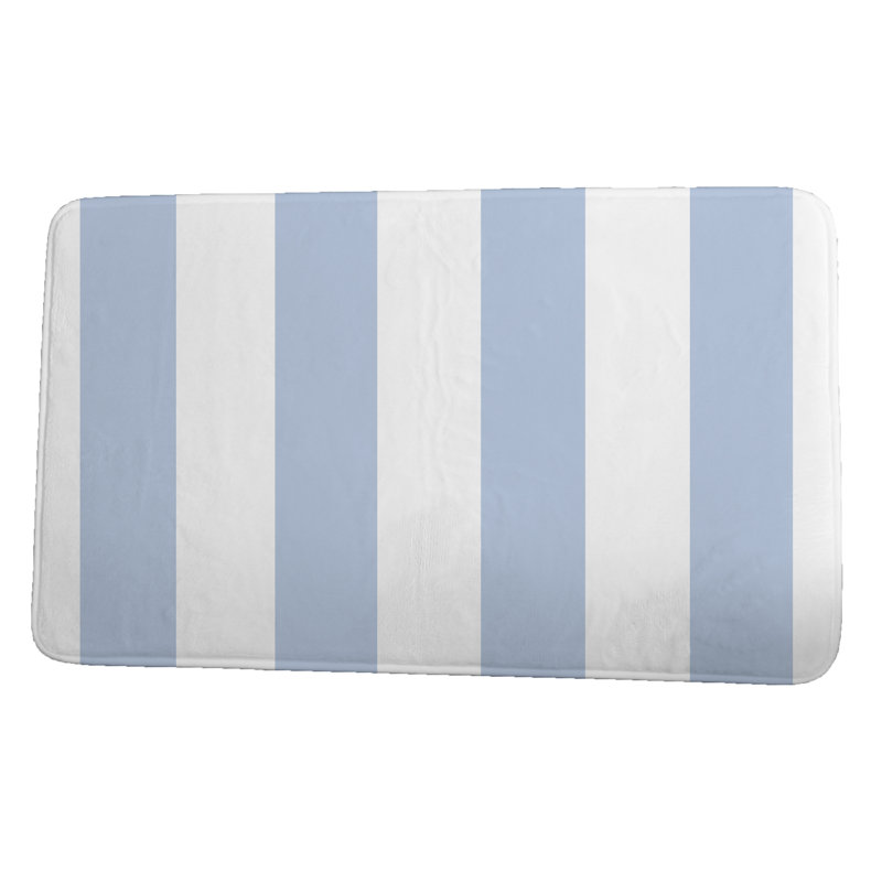 Tapis de bain Crowborough, Bleu pâle, l 34 po x L 21 po