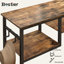 100cm Geometric Art Console Tables for Entryway, Skinny Entry Table with 4 Tier Storage Shelves-735279095