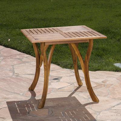 Outdoor Acacia Wood Square Dining Table