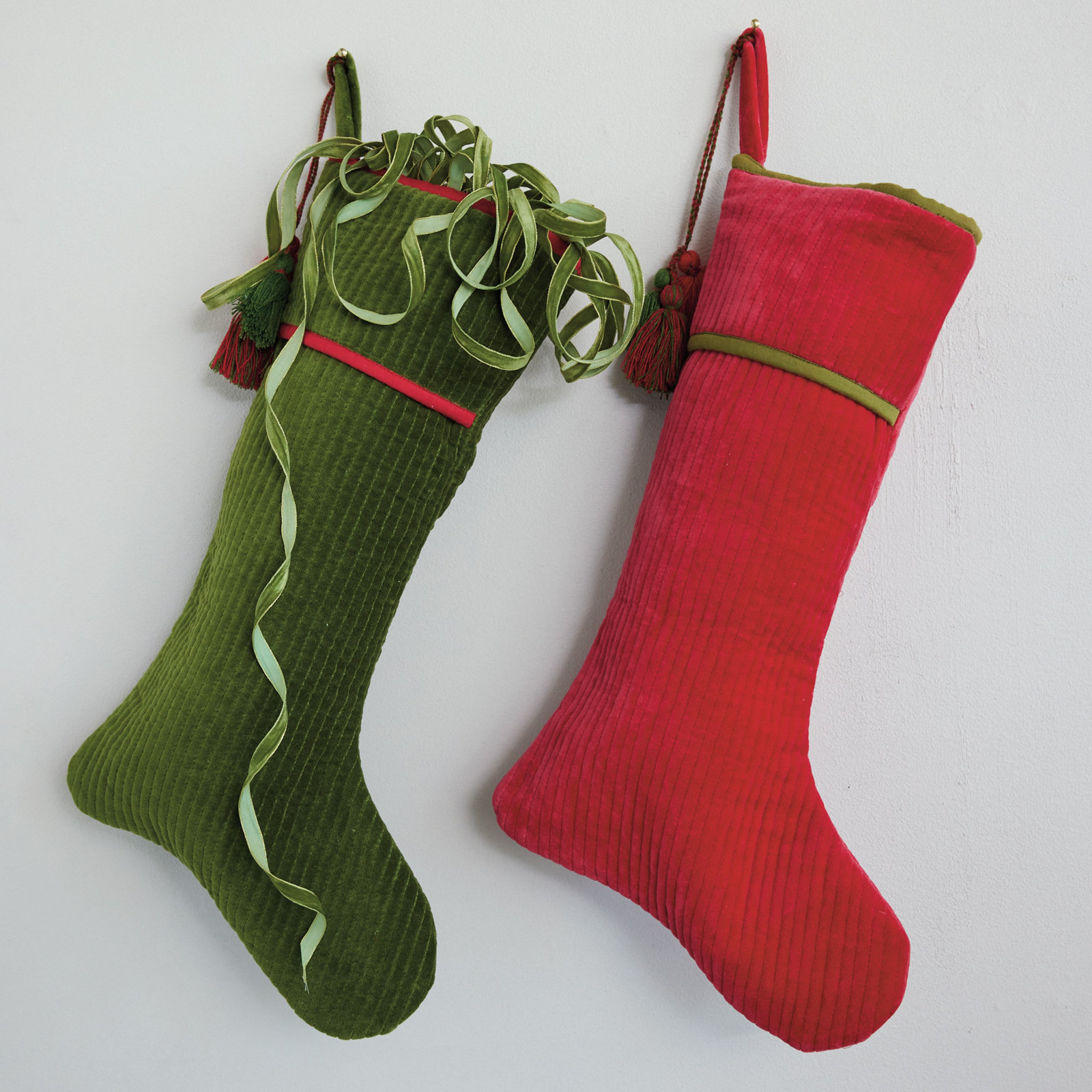Velvet Stocking, Green