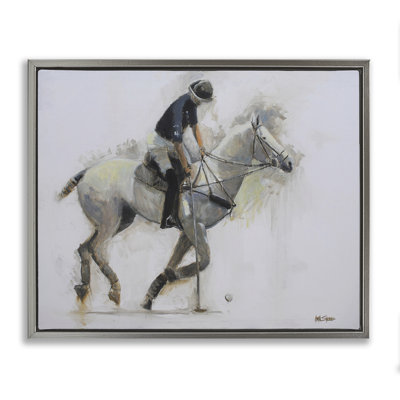 Cadre flottant Polo Rider in Motion, conception de Jadei