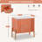 Nightstand with 2 Storage Drawer-837747687