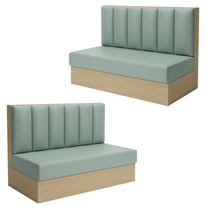Banc rembourré en similicuir japonais