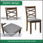Élégante table de salle à manger en bois 5 pièces avec 4 chaises, moderne et fonctionnelle pour tout espace de vie