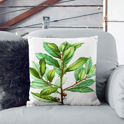 Floral Square Throw Cushion