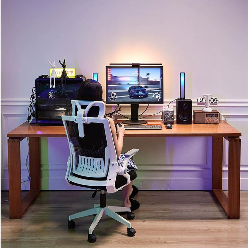 Bureaux rectangulaires en bois massif cerisier, H 29,53 po x l 62,99 po x P 27,56 po