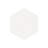 Honeycomb 9in.x10in. Hexagon Porcelain Tile-101546086