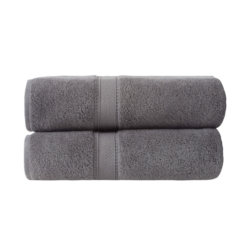 Comerford Midweight Bath Towel, Dark Gray
