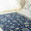 Tapis bleu / ivoire en laine / coton touffeté à la main Lauren Ralph Lauren-60121095